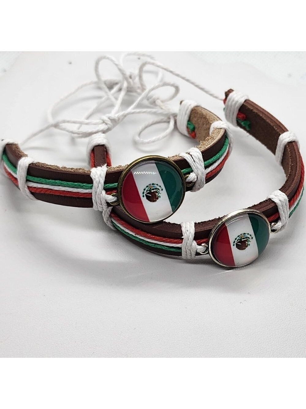 Brand New Mexican Flag Adjustable Bracelet
